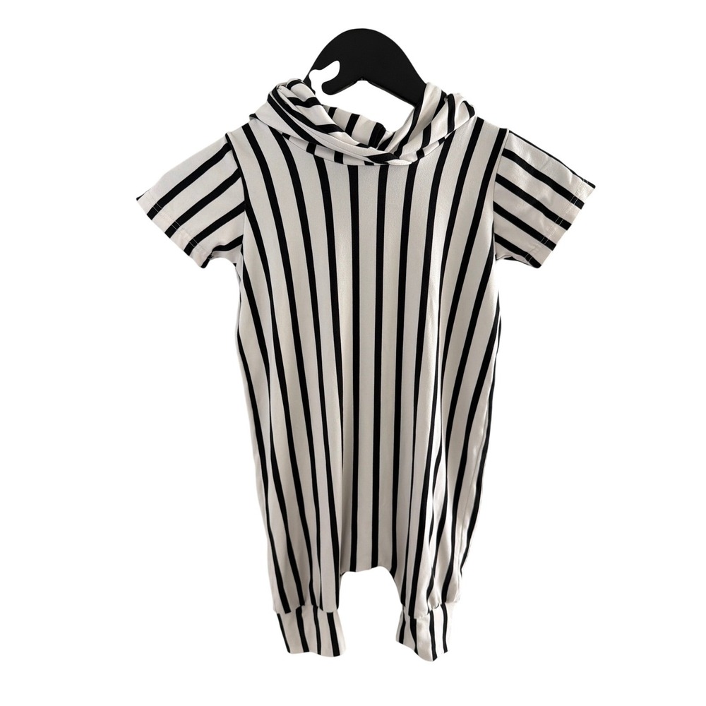 Macy Kate Boutique Toddler 2T Romper Lot 7pc Hooded Stripe Panda Lightning